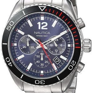 Nautica Herrklocka NAPKBN004 Blå/Stål Ø46 mm