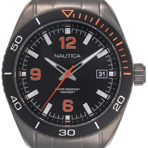 Nautica Herrklocka NAPKBN006 Svart/Stål Ø46 mm