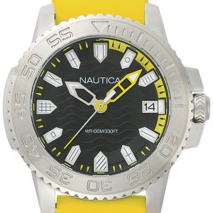 Nautica Herrklocka NAPKYW003 Svart/Gummi Ø45 mm