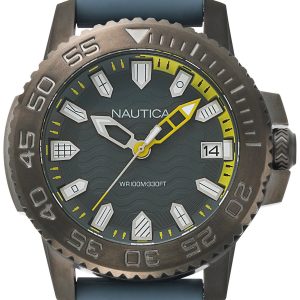 Nautica Herrklocka NAPKYW004 Grå/Gummi Ø45 mm