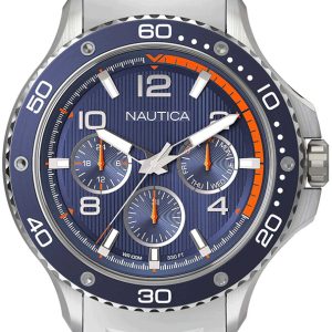 Nautica Herrklocka NAPP25001 Blå/Gummi Ø48 mm