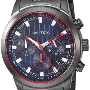 Nautica Herrklocka NAPTYR005 Blå/Stål Ø44 mm