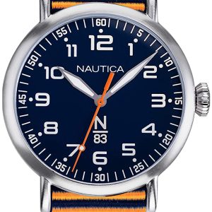 Nautica Herrklocka NAPWLS901 Blå/Textil Ø40 mm