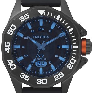 Nautica Herrklocka NAPWSV005 Blå/Gummi Ø44 mm