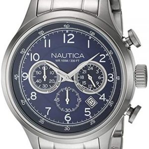 Nautica Nct Herrklocka A19630G Blå/Stål Ø44 mm