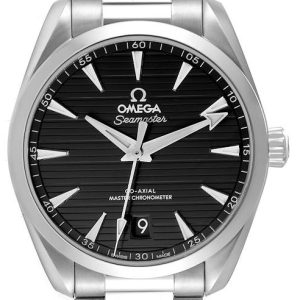 Omega 220.10.38.20.01.001 Seamaster Aqua Terra 150M Svart/Stål Ø38