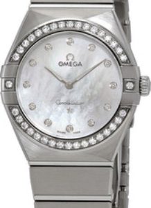 Omega Damklocka 131.15.28.60.55.001 Constellation Quartz 28Mm