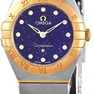 Omega Damklocka 131.20.25.60.53.001 Constellation Quartz 25Mm Blå/18