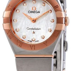 Omega Damklocka 131.20.25.60.55.001 Constellation Quartz 25Mm Vit/18