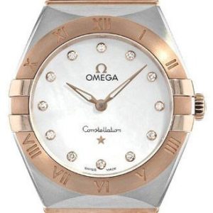 Omega Damklocka 131.20.28.60.55.001 Constellation Quartz 28Mm Vit/18