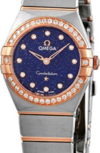 Omega Damklocka 131.25.25.60.53.002 Constellation Quartz 25Mm Blå/18