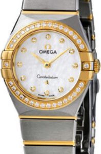 Omega Damklocka 131.25.25.60.55.002 Constellation Quartz 25Mm Vit/18