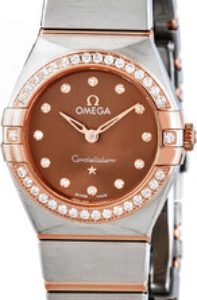 Omega Damklocka 131.25.25.60.63.001 Constellation Quartz 25Mm Brun/18