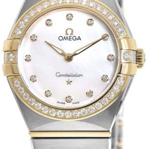 Omega Damklocka 131.25.28.60.55.002 Constellation Quartz 28Mm Vit/18