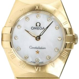 Omega Damklocka 131.50.25.60.55.002 Constellation Quartz 25Mm Vit/18