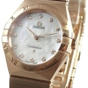 Omega Damklocka 131.50.28.60.55.001 Constellation Quartz 28Mm Vit/18