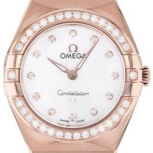 Omega Damklocka 131.55.25.60.55.001 Constellation Quartz 25Mm Vit/18