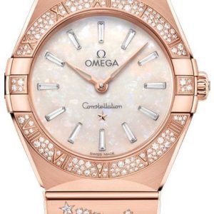 Omega Damklocka 131.55.28.60.99.001 Constellation Quartz 28Mm Vit/18