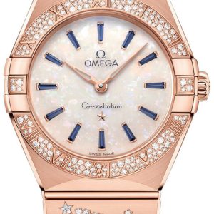 Omega Damklocka 131.55.28.60.99.002 Constellation Quartz 28Mm Vit/18