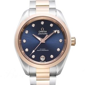 Omega Damklocka 220.20.34.20.53.001 Seamaster Aqua Terra 150M Blå/18