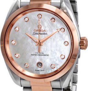 Omega Damklocka 220.20.38.20.55.001 Seamaster Aqua Terra 150M Vit/18