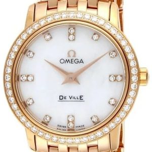 Omega Damklocka 413.55.27.60.55.002 De Ville Prestige Quartz Vit/18