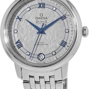 Omega Damklocka 424.10.33.20.56.002 De Ville Prestige Grå/Stål