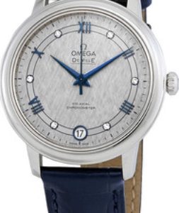 Omega Damklocka 424.13.33.20.56.002 De Ville Prestige Grå/Läder