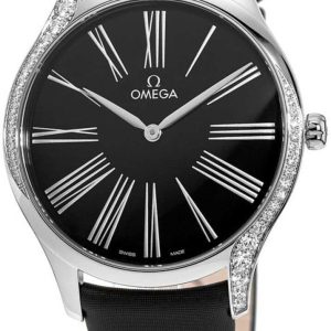 Omega Damklocka 428.17.39.60.01.001 De Ville Tresor Svart/Satin Ø39