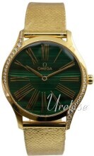 Omega Damklocka 428.55.36.60.99.003 De Ville Tresor Grön/18 karat