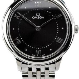 Omega Damklocka 434.10.30.60.01.001 De Ville Prestige Svart/Stål