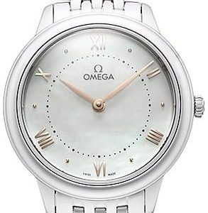 Omega Damklocka 434.10.30.60.05.001 De Ville Prestige Vit/Stål Ø30