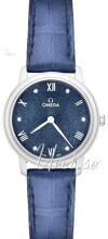 Omega Damklocka 434.13.28.60.53.002 De Ville Prestige Blå/Läder