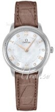 Omega Damklocka 434.13.30.60.55.001 De Ville Prestige Vit/Läder Ø30