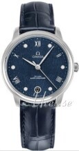 Omega Damklocka 434.13.34.20.53.002 De Ville Prestige Blå/Läder