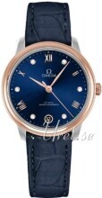 Omega Damklocka 434.23.34.20.53.001 De Ville Prestige Blå/Läder