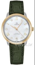 Omega Damklocka 434.23.34.20.55.002 De Ville Prestige Vit/Läder Ø34