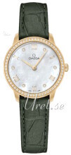 Omega Damklocka 434.58.28.60.55.002 De Ville Prestige Vit/Läder