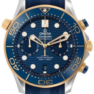 Omega Herrklocka 210.22.44.51.03.001 Seamaster Diver 300M Blå/Gummi