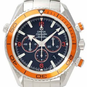 Omega Herrklocka 2218.50.00 Seamaster Planet Ocean Chrono Svart/Stål