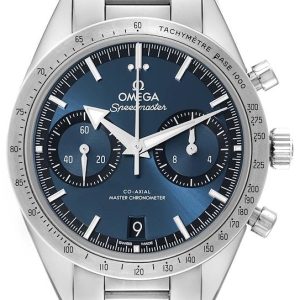 Omega Herrklocka 332.10.41.51.03.001 Speedmaster 57 Blå/Stål Ø40.5