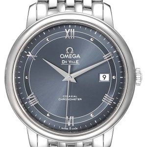 Omega Herrklocka 424.10.40.20.03.002 De Ville Prestige Blå/Stål