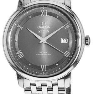 Omega Herrklocka 424.10.40.20.06.001 De Ville Prestige Grå/Stål