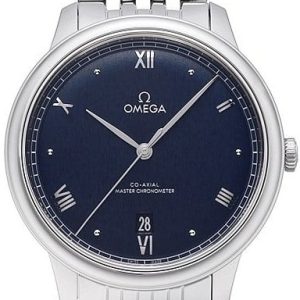 Omega Herrklocka 434.10.40.20.03.001 De Ville Prestige Blå/Stål