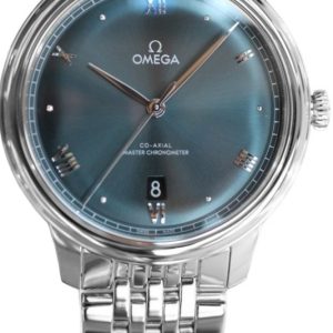 Omega Herrklocka 434.10.40.20.10.001 De Ville Prestige Grön/Stål