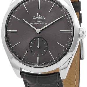 Omega Herrklocka 435.13.40.21.06.001 De Ville Tresor Grå/Läder Ø40