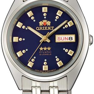 Orient 3 Star FAB0009D9 Blå/Stål Ø37 mm