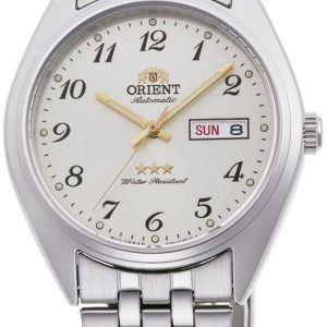 Orient 3 Star RA-AB0E16S19B Vit/Stål Ø39 mm