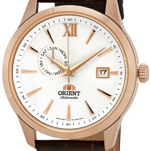 Orient Contemporary Herrklocka FAL00004W0 Vit/Läder Ø43 mm