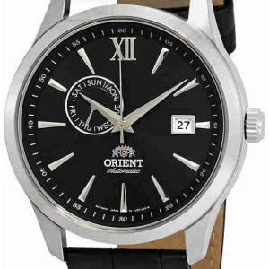 Orient Contemporary Herrklocka FAL00005B0 Svart/Läder Ø43 mm